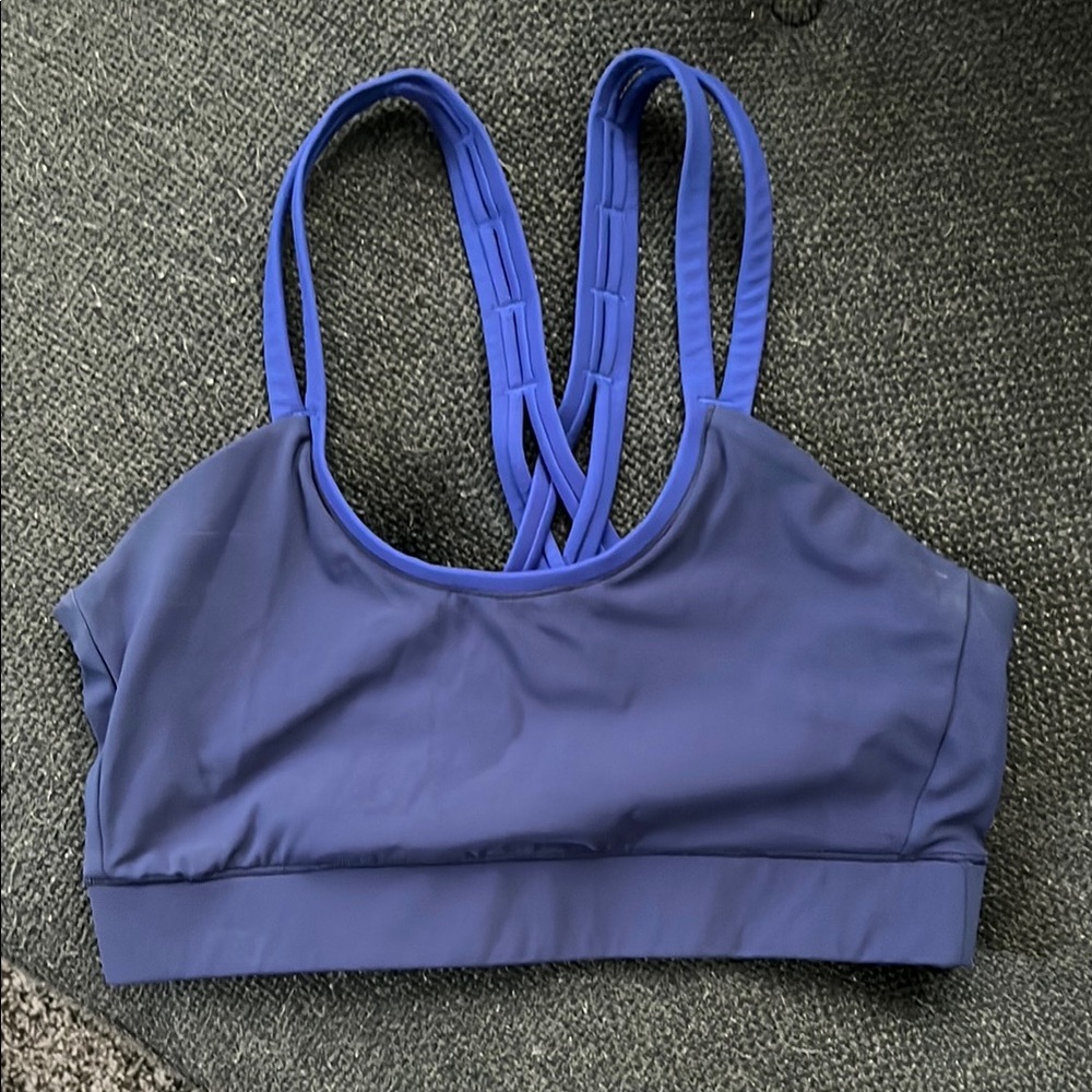 Janji Women's Pace Running Bra - Blue Small